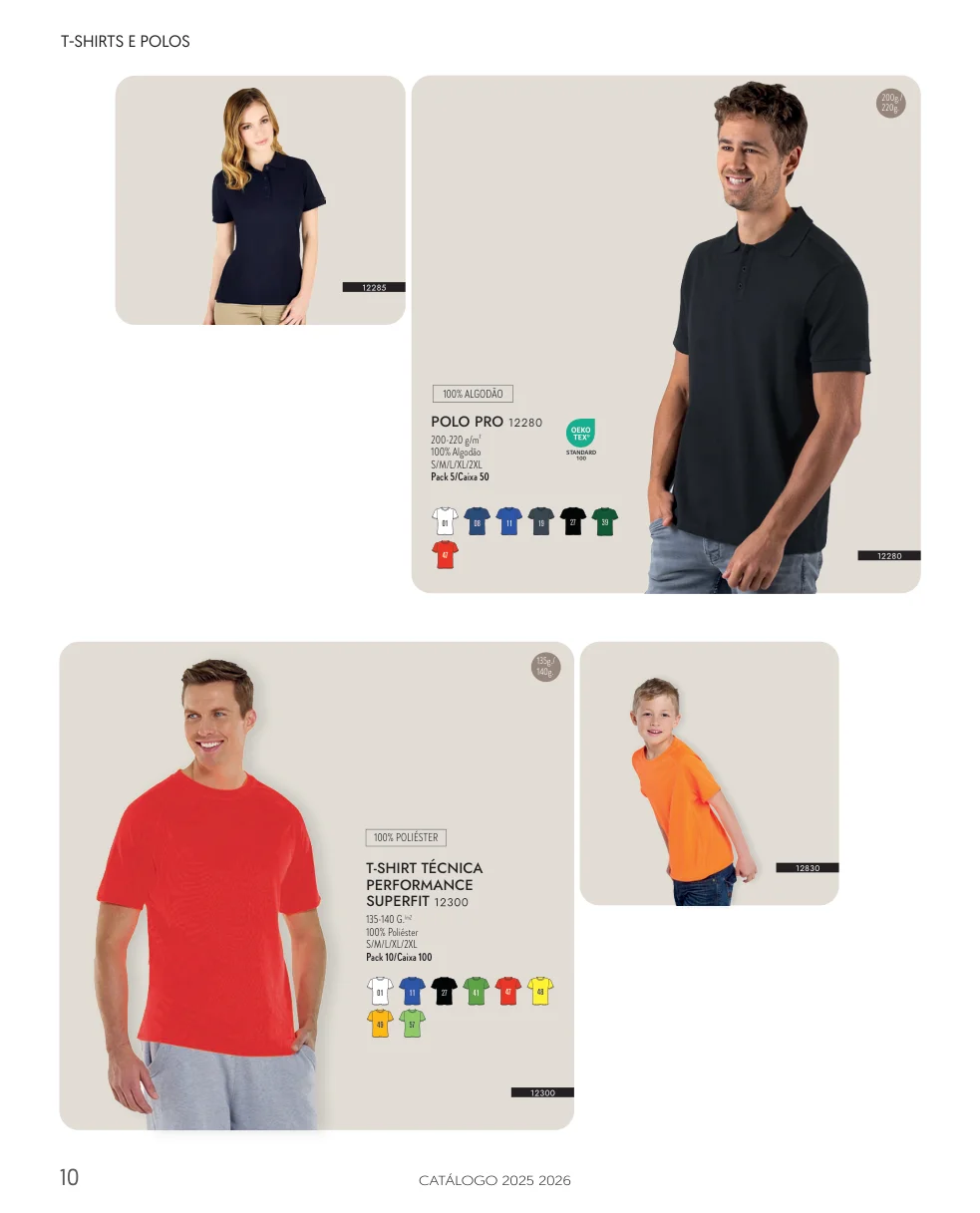 T-shirts e polos · 12285