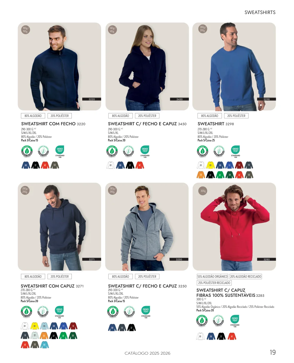Sweatshirts e calças · 3285