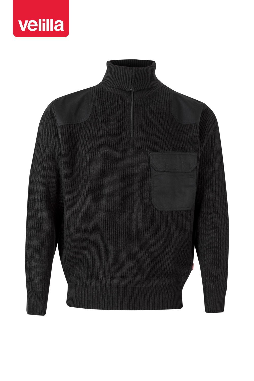 Camisola de malha grossa com gola alta