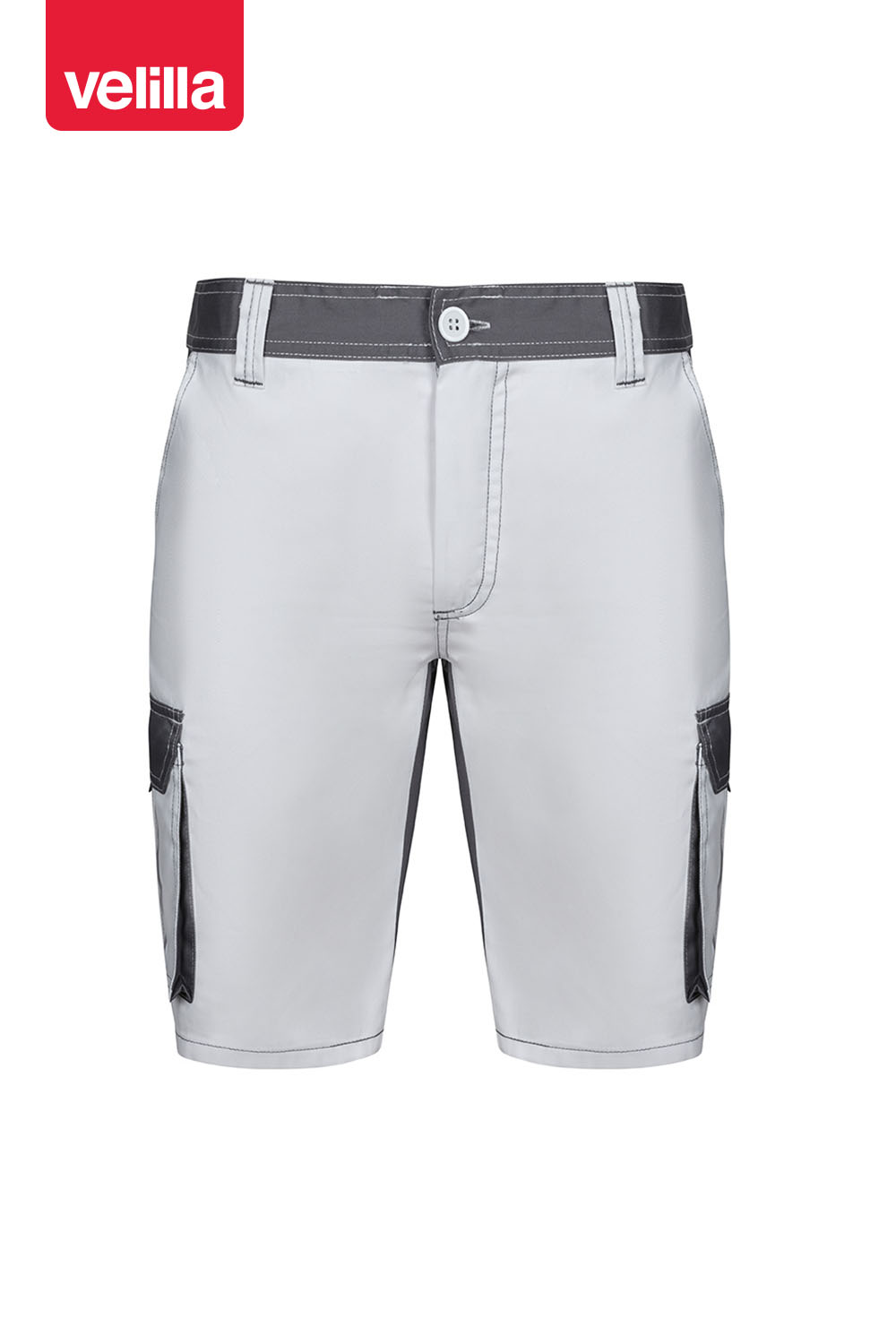 Bermudas bicolor multibolsos
