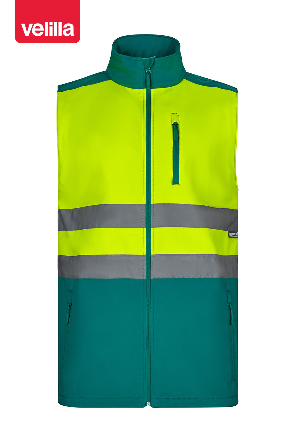 Colete soft shell bicolor