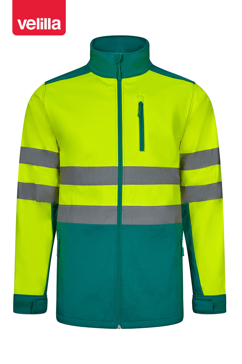 Casaco soft shell bicolor