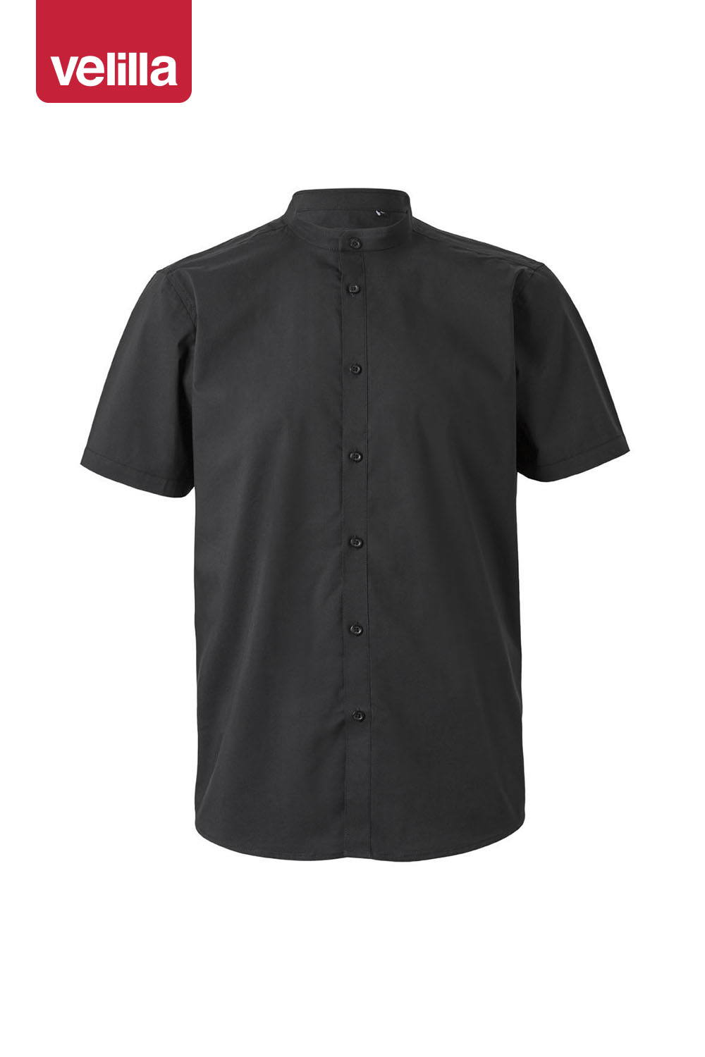 Camisa gola tira stretch manga curta homem