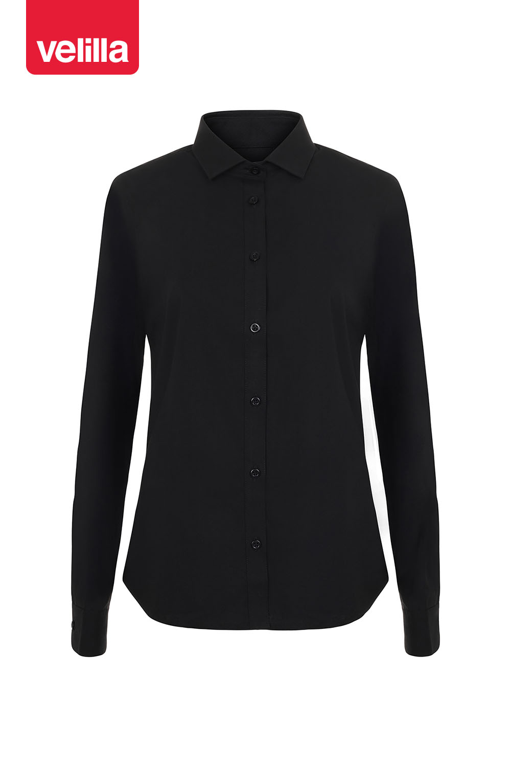 Camisa manga comprida elástica Mulher