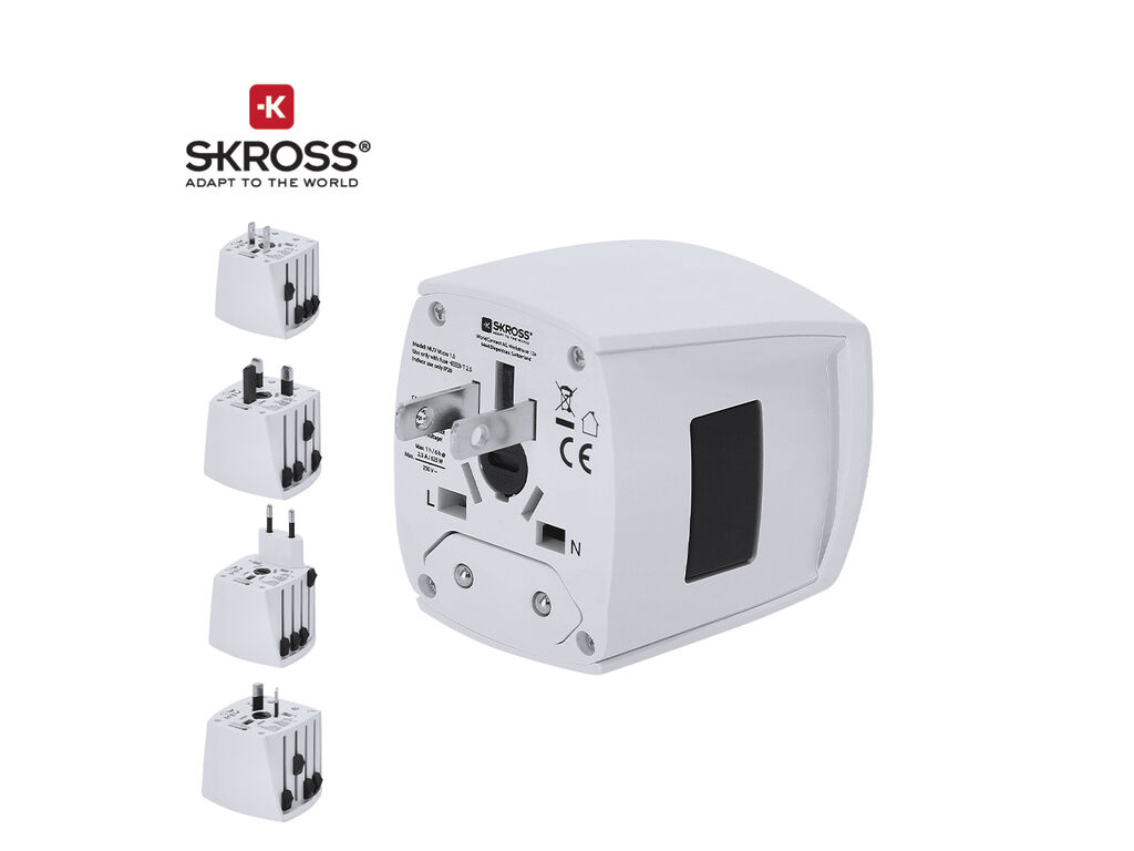 Adaptador Viagem Universal Skross MUV MICRO