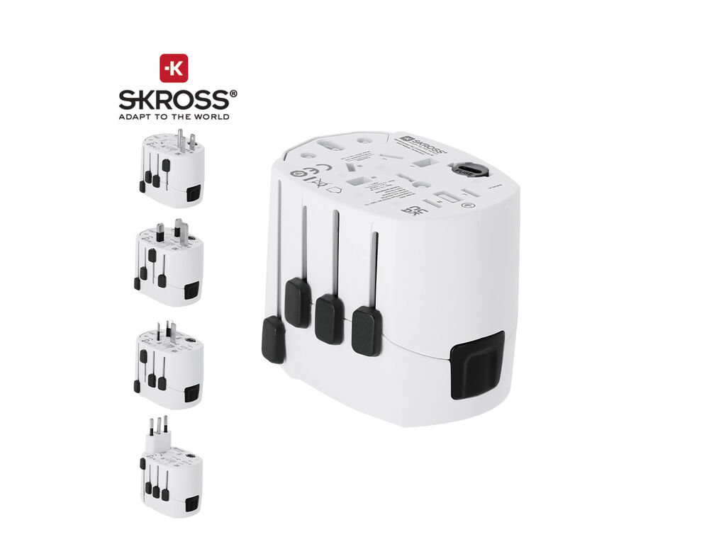 Adaptador Viagem Universal Skross PRO 3-POLE
